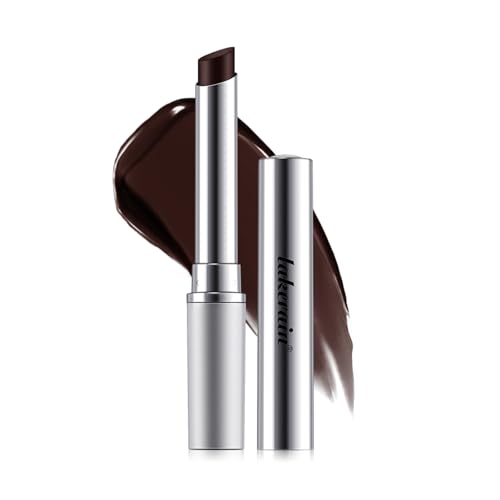 Honey Lipstick, Black Hydrating Tinted Lip Balm For Dry Lips, Nourishing Natural Dark Cherry Tint Lipstick Lip Care Makeup (# Black) von HQDA