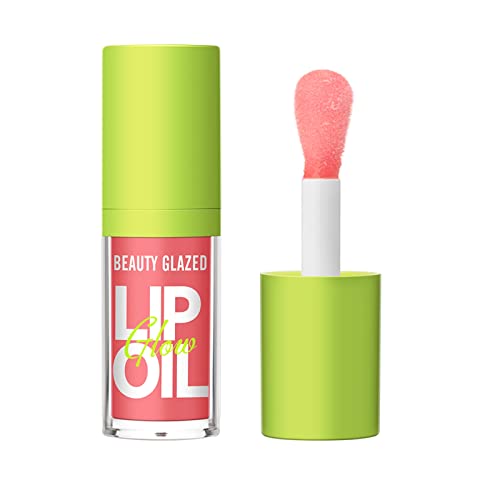 Big Brush Head Pink Lip Gloss Moisturizing Jelly Lip Gloss Oil Long Lasting Liquid Lipsticks Non-stick Cup Lip Tint Lip Glaze Fresh Texture Lip Gloss (#102) von HQDA