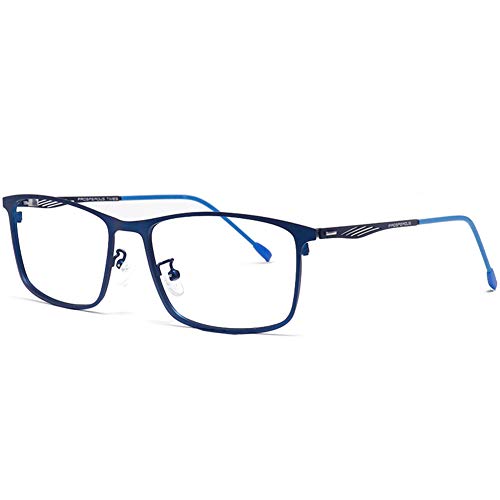 HQMGLASSES Männer Anti-blaues Licht aus Reiner Titan 1,61 Refraktion High-Definition-Lesebrille, ermüdungs ​​rechteckige Geschäft Brillen Dioptrie +1,0-+3,0,03,+2.75 von HQMGLASSES