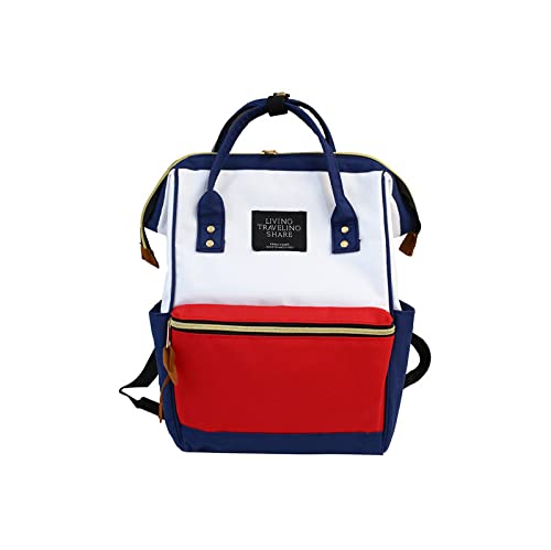 Multifunktionale Mumien-Tasche, große Kapazität, wasserdicht, Mutter- und Babytasche, Rucksack, weiß / rot Multifunktionale Mumien-Tasche, große Kapazität, wasserdicht, Mutter- und Babytasche, Rucksack, weiß / rot von HQQN