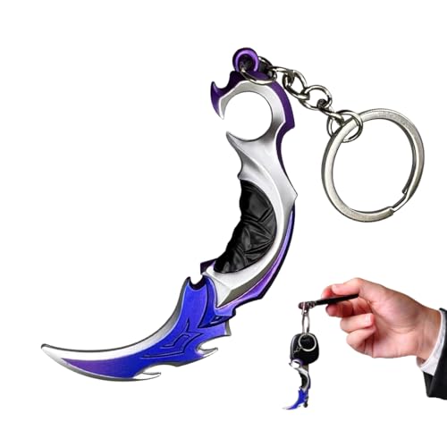 HQRKOTM 1 Pcs Valorant Games Mini-Waffenmodell, Valorant Schlüsselanhänger Made in Valorant Characters Schlüsselanhänger mit Legierungsmodell für Schlüssel, Handys, Rucksack-Dekoration von HQRKOTM