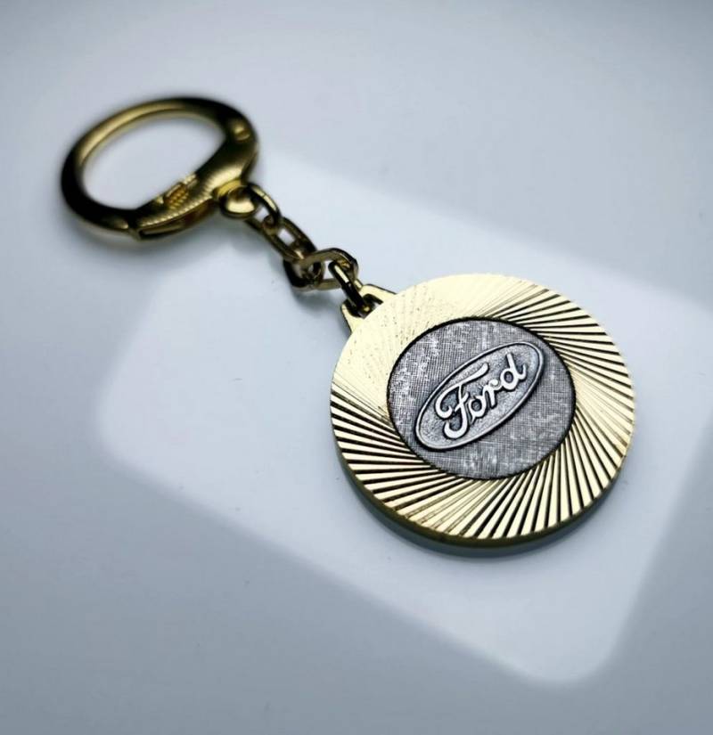 HR Autocomfort Schlüsselanhänger FORD 1962 Metall Diamantschliff Lüfterrad 3D Anhänger HR Autocomfort Schlüsselanhänger FORD 1962 Metall Diamantschliff Lüfterrad 3D Anhänger von HR Autocomfort