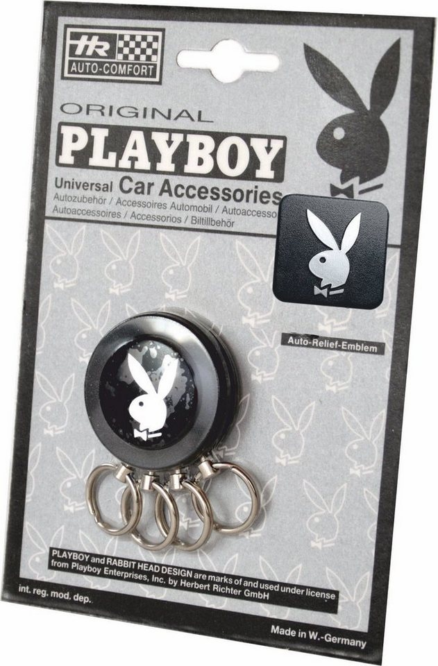 HR Autocomfort Schlüsselanhänger Set Schwarzer PLAYBOY Schlüsselanhänger Emblem Häschen BLACK BUNNY Relief HR Autocomfort Schlüsselanhänger Set Schwarzer PLAYBOY Schlüsselanhänger Emblem Häschen BLACK BUNNY Relief von HR Autocomfort