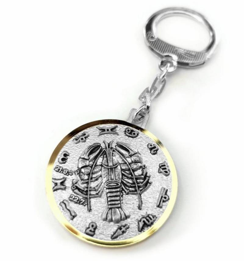 HR Autocomfort Schlüsselanhänger mit Gravur Historischer Schlüsselanhänger Krebs 21. Juni bis 22. Juli aus 1966 HR Autocomfort Schlüsselanhänger mit Gravur Historischer Schlüsselanhänger Krebs 21. Juni bis 22. Juli aus 1966 von HR Autocomfort