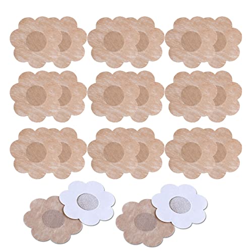 HRASY 120 Stück Nippelpads Nippelabdeckung Einweg Nippelaufkleber Unsichtbare Nipple Abdeckungen Sticker Ultra Dünne Selbstklebend Brust Aufkleber Brustabdeckung für Frauen- Blumenform HRASY 120 Stück Nippelpads Nippelabdeckung Einweg Nippelaufkleber Unsichtbare Nipple Abdeckungen Sticker Ultra Dünne Selbstklebend Brust Aufkleber Brustabdeckung für Frauen- Blumenform von HRASY