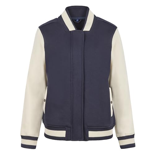 HRM College Jacke Damen I Premium Collegejacke für Damen aus weichem Mischgewebe 70% Baumwolle mit Reisverschluss I Hochwertige & nachhaltige Herren-Bekleidung von HRM