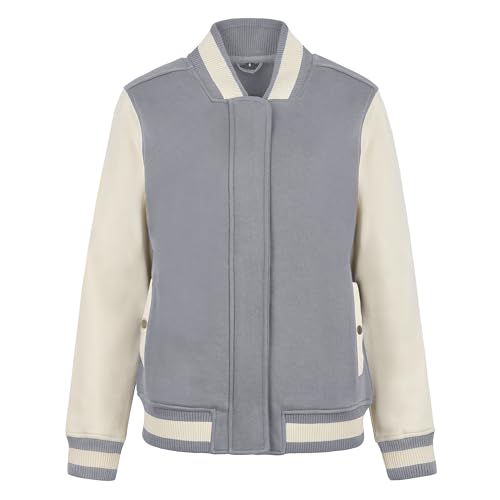 HRM College Jacke Damen I Premium Collegejacke für Damen aus weichem Mischgewebe 70% Baumwolle mit Reisverschluss I Hochwertige & nachhaltige Herren-Bekleidung von HRM