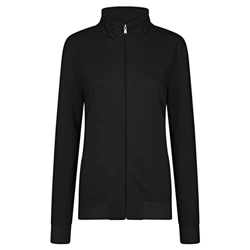 HRM Damen 1002 Kapuzenpullover, Black, L von HRM