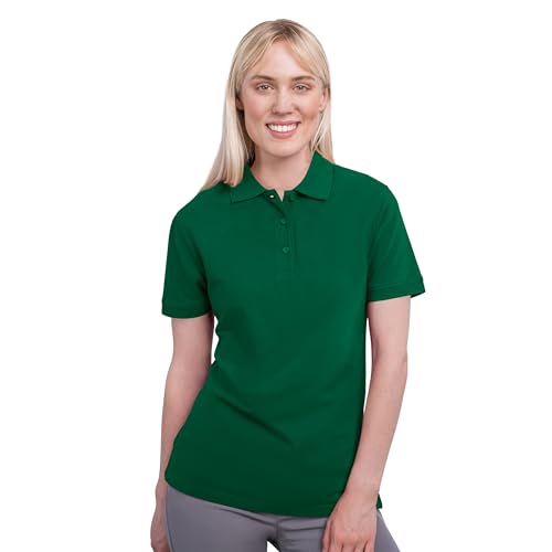 HRM Damen Heavy Performance W Polohemd, Bottle-Green, XX-Large von HRM