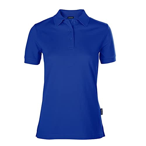 HRM Damen Luxury Polo, Royalblau, Gr. 3XL I Premium Polo-Shirt Damen aus 100% Baumwolle I Basic Polohemd bis 60°C farbecht waschbar I Hochwertige & nachhaltige Damen-Oberteile von HRM