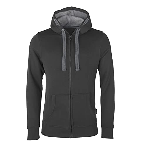 HRM Herren Jas M Kapuzenpullover, Dunkelgrau, 3XL von HRM