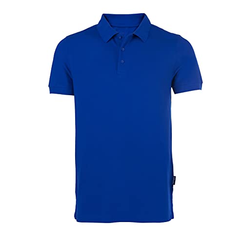 HRM Herren Heavy Polo, royalblau, Gr. L I Premium Polo Shirt Herren aus 100% Baumwolle I Basic Polohemd bis 60°C waschbar I Hochwertige & nachhaltige Herren-Bekleidung I Workwear von HRM