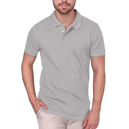 HRM Herren Heavy Stretch M Polohemd, Sand, M von HRM