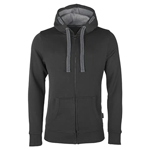HRM Herren Jas M Kapuzenpullover, Dunkelgrau, 3XL von HRM