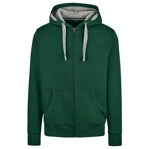 HRM Herren Jacket M Kapuzenpullover, Bottle-Green, 4XL EU HRM Herren Jacket M Kapuzenpullover, Bottle-Green, 4XL EU von HRM