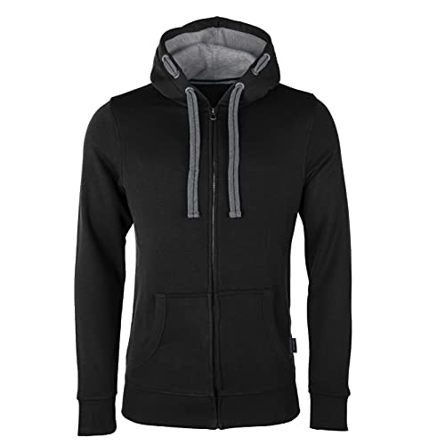 HRM Herren Jacket M Kapuzenpullover, Schwarz, 6XL EU von HRM