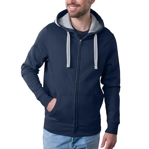 HRM Herren Jas M Kapuzenpullover, Navy, M von HRM