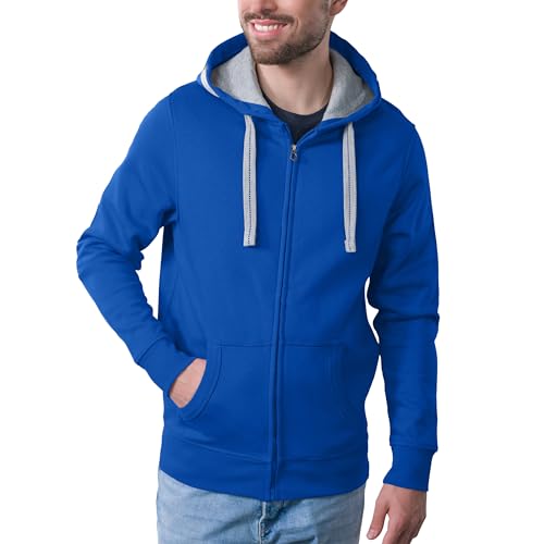 HRM Herren Jas M Kapuzenpullover, Royalblau, L von HRM