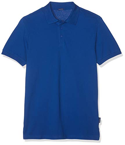 HRM Herren Luxury Polo, Royalblau, Gr. L I Premium Polo Shirt Herren aus 100% Baumwolle I Basic Polohemd bis 60°C farbecht waschbar I Hochwertige & nachhaltige Herren-Bekleidung von HRM