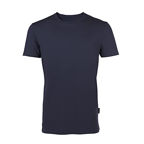 HRM Herren Luxury Round M T-Shirt, Navy, 6XL von HRM