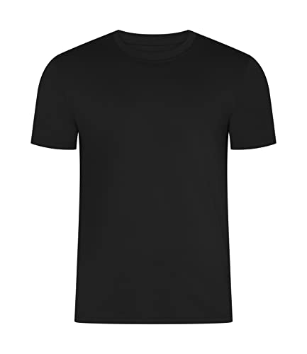 HRM Herren Luxury V M T-Shirt, Black, 6XL von HRM