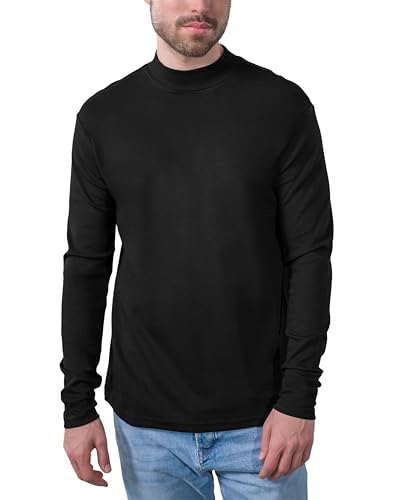 HRM Herren Men´s Premium Highneck Longsleeve Tees, schwarz, 4XL HRM Herren Men´s Premium Highneck Longsleeve Tees, schwarz, 4XL von HRM