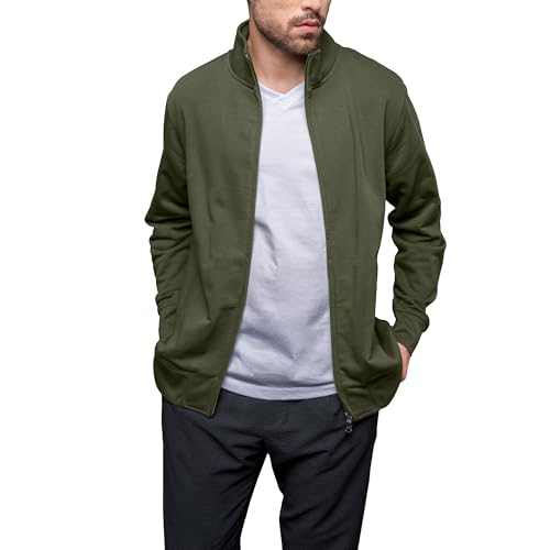 HRM Herren 1001 Kapuzenpullover, Olive, L EU von HRM