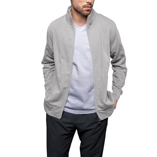 HRM Herren Premium Full-Zip Sweat Jacket I Fair Trade Herren-Sweatjacke, 360 g/m² I Aus 70% Baumwolle & 30% recyceltem Polyester von HRM