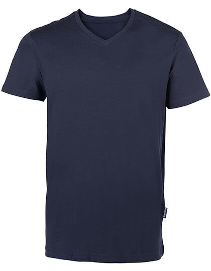 HRM Herren T-Shirt V-Ausschnitt 8 Farben bis Größe 6XL aus zert. Bio - Baumwolle Unisex von HRM