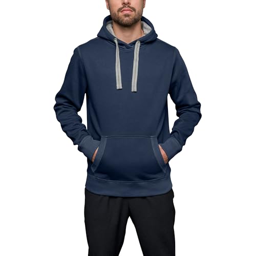 HRM Unisex Sweat Hoodie I Premium Kapuzenpullover für Damen & Herren mit Kontrast-Innenfutter I Basic Hoodie Unisex I Damen- & Herren-Pullover I Hochwertige & nachhaltige Kleidung von HRM