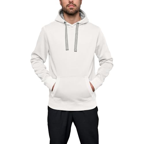 HRM Herren Unisex Sweat, Offwhite, XL EU von HRM