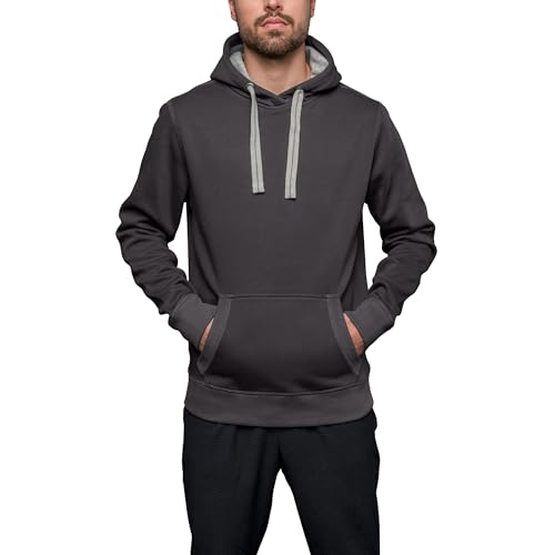 HRM Herren Unisex Sweat, Grau-meliert, XL EU von HRM