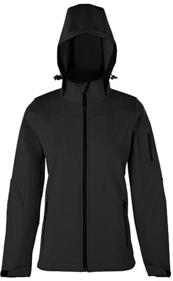 HRM Softshelljacke Damen Jacke Women´s Hooded Soft-Shell Jacket von HRM