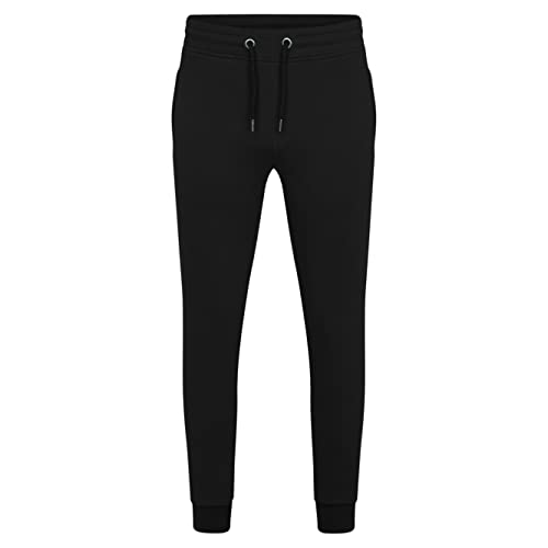 HRM Unisex 1500 Unisex Premium Joggingpants I Fair Trade Jogginghose Damen Herren 285 g m I Aus 70 Baumwolle , Schwarz, 3XL EU von HRM