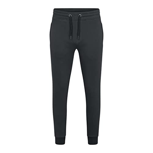 HRM Unisex 1500 Premium Joggingpants I Fair Trade Jogginghose Damen & Herren, 285 g/m² I Aus 70% Baumwolle & 30% recyceltem Polyester, Darkgrey, 3XL von HRM