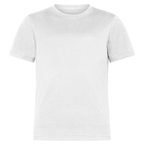 HRM Unisex 2001 T-Shirt, White, 152 von HRM