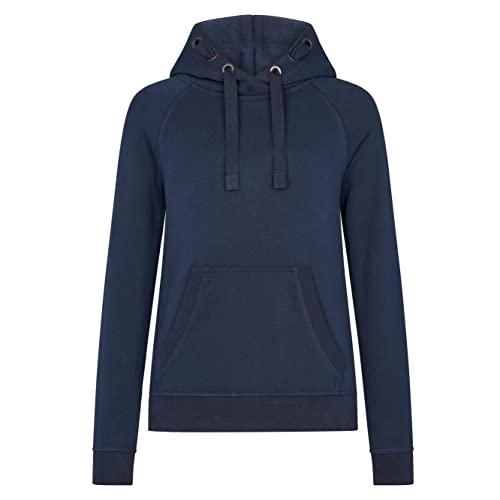 HRM Unisex 2005 Kid‘s Premium Raglan Hoody, dunkelgrau I Fair Trade Hoodie Kinder mit Kapuze, 320 g/m² I Aus 70% Baumwolle & 30% recyceltem Polyester, Navy, 152 von HRM