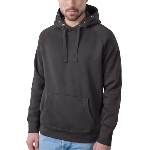 HRM Unisex 903 Kapuzenpullover, dunkelgrau, L von HRM