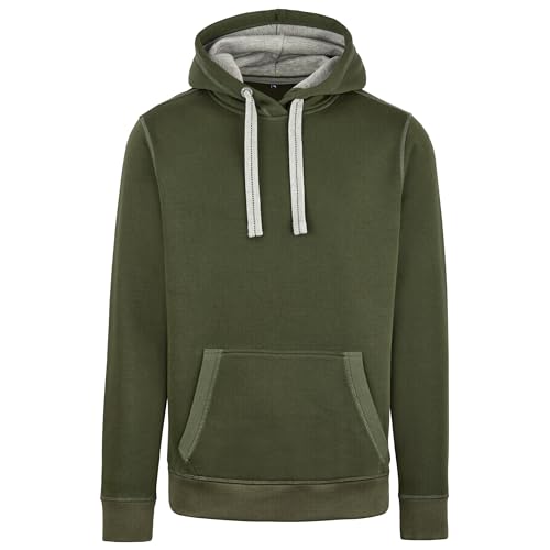 HRM Unisex Sweat Kapuzenpullover, Olive, 4XL von HRM