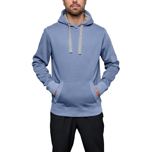 HRM Unisex Sweat Kapuzenpullover, Sky Blue, XXL von HRM