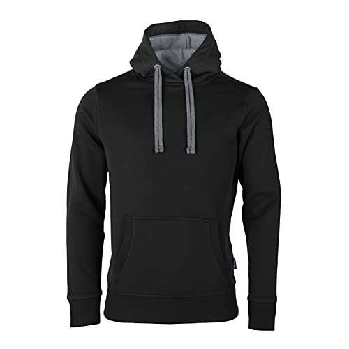 HRM Unisex Sweat Kapuzenpullover, Schwarz, 6XL von HRM