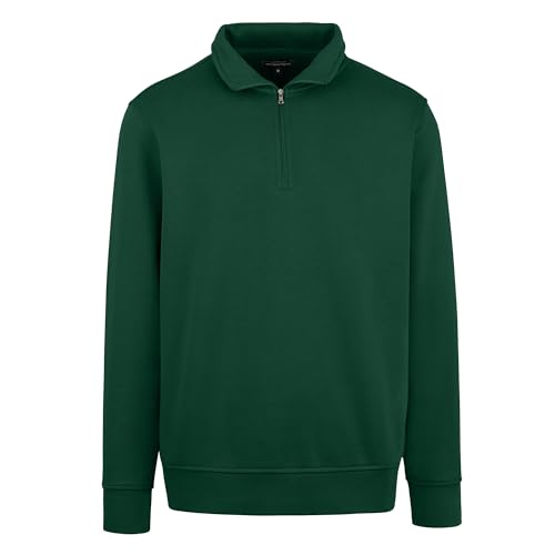 HRM Unisex Zip-Sweatshirt I Premium Half Zip Pullover Herren & Damen aus angenehm weichem Mischgewebe I Basic Damen- & Herren-Pullover I Hochwertige & nachhaltige Kleidung von HRM