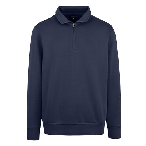 HRM Unisex Zip-Sweatshirt I Premium Half Zip Pullover Herren & Damen aus angenehm weichem Mischgewebe I Basic Damen- & Herren-Pullover I Hochwertige & nachhaltige Kleidung von HRM