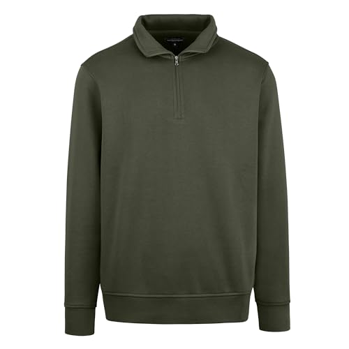 HRM Unisex Zip-Sweatshirt I Premium Half Zip Pullover Herren & Damen aus angenehm weichem Mischgewebe I Basic Damen- & Herren-Pullover I Hochwertige & nachhaltige Kleidung von HRM