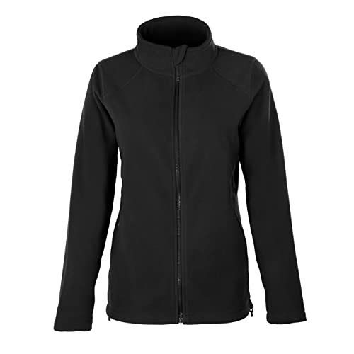 HRM Women´s Full- Zip Fleece Jacket, 1202, 3XL, Schwarz von HRM