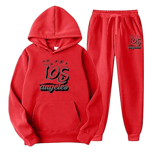 Freizeit Anzug Herren Sport Trainingsanzug Tracksuit Fitness Gym Herren-Jogginganzug Sportanzug Lässig Einfarbig Baumwolle Streetwear Hausanzug Laufanzug Oldschool 3XL von HRTLSS