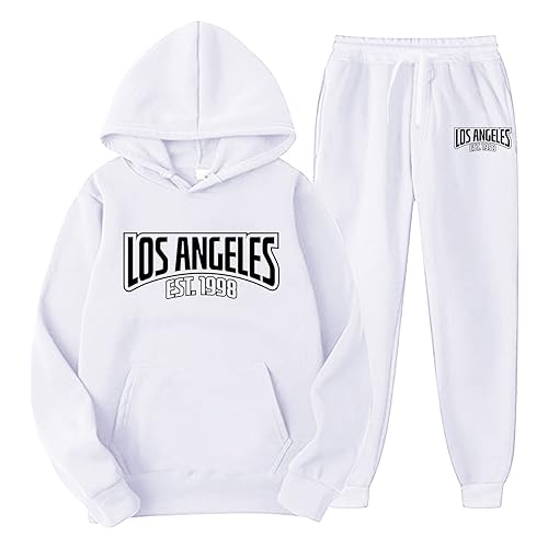 Freizeit Anzug Herren Sport Trainingsanzug Tracksuit Fitness Gym Herren-Jogginganzug Sportanzug Lässig Einfarbig Baumwolle Streetwear Hausanzug Laufanzug Oldschool 3XL von HRTLSS