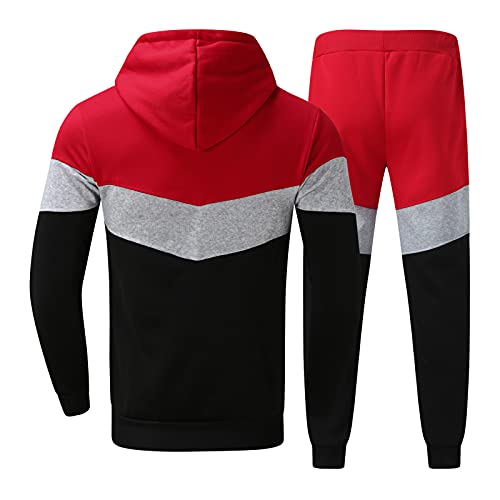 Trainingsanzug Herren Jogginganzug 3XL 4XL Jogging Laufen Freizeitanzug Sport Fitnessanzug Trainingsanzüge Fussball Fitness Sportbekleidung Hausanzug Gym Bodybuilding Streetwear Jogginganzüge von HRTLSS