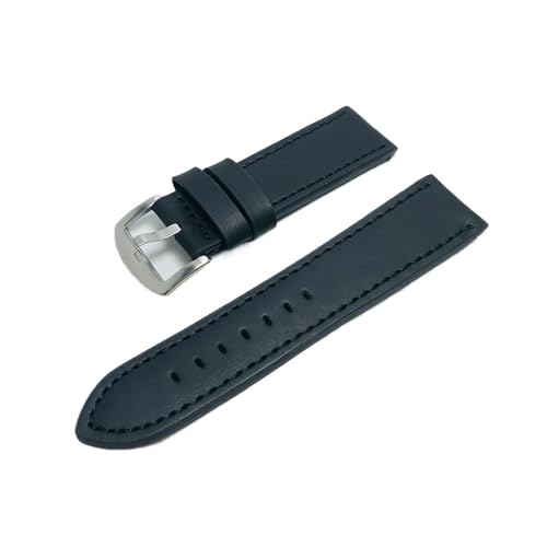 18 mm 20 22 24 Mode-Leder-Uhrenarmbänder Riemen Damen Herren Uhrenarmband Ersatzgurtband Stahlschnalle Zubehör(A1,20mm) von HRTUFN