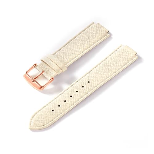 Konvexe Uhr aus echtem Leder for Herren und Damen wird durch blauen Ballon ersetzt, 16–8 mm, 18–11, 20–12, 22–14(Milkshake white rose,22x14) von HRTUFN